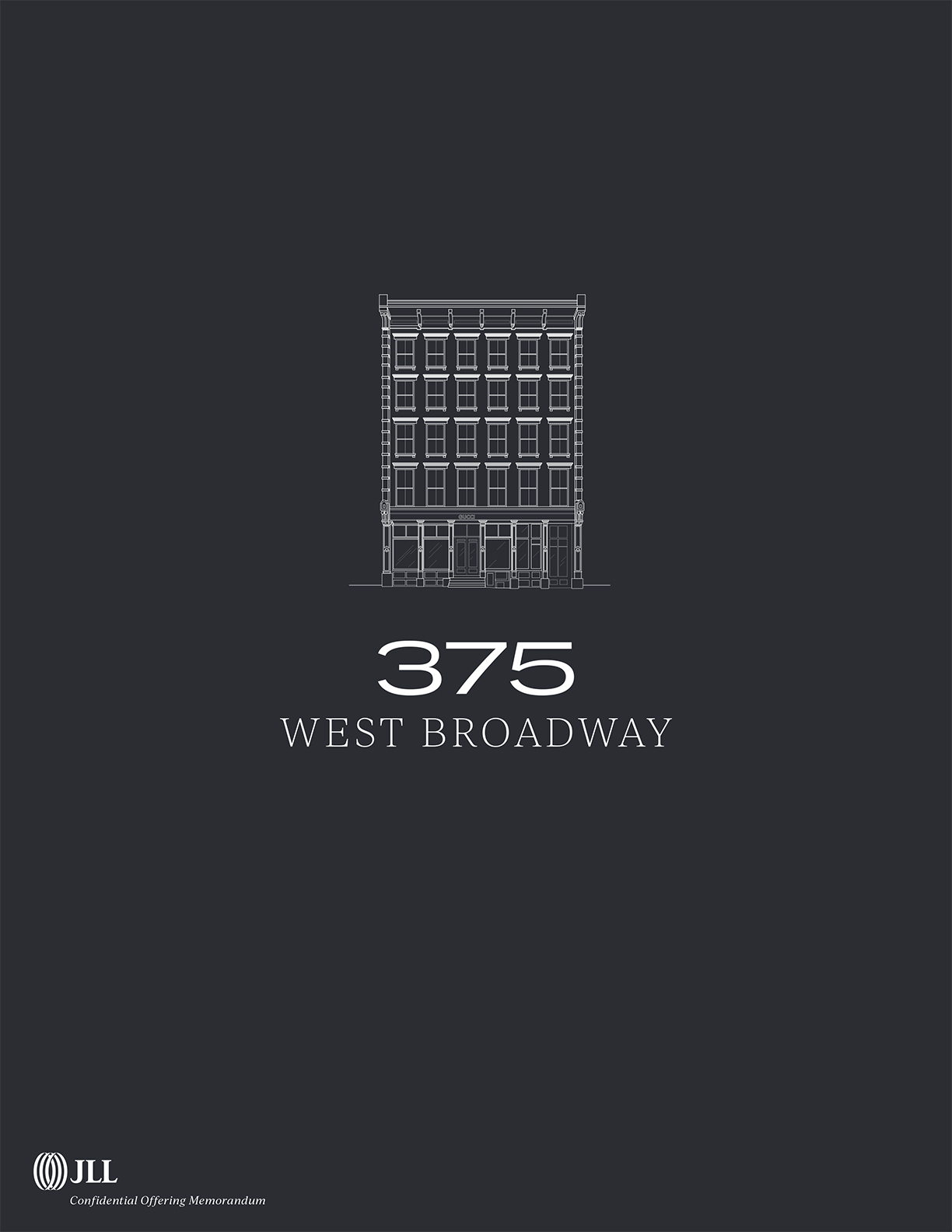 JLL / HFF, 375 West Broadway, New York, OM, offering memorandum, cover