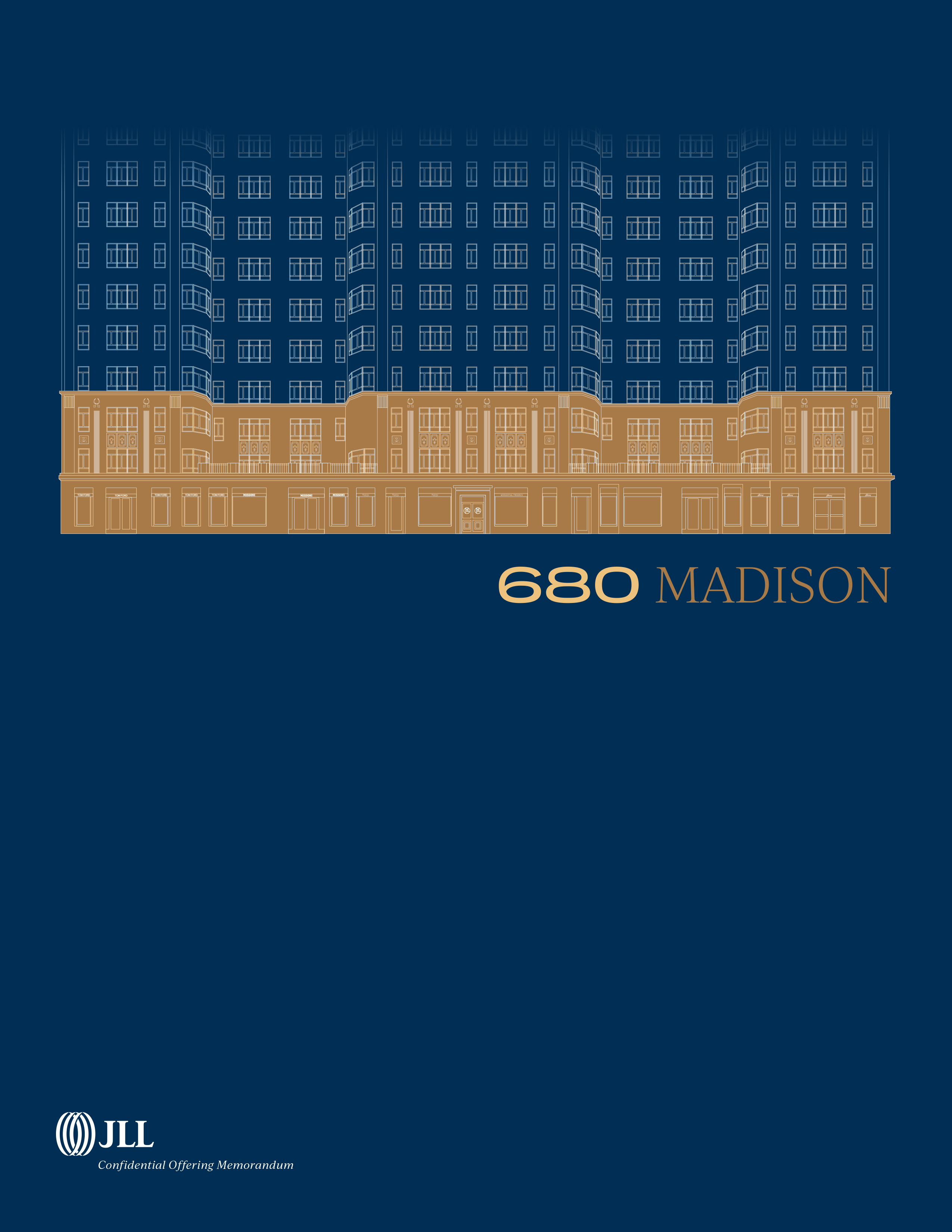 JLL / HFF, 680 Madison Avenue, New York, OM, offering memorandum, cover