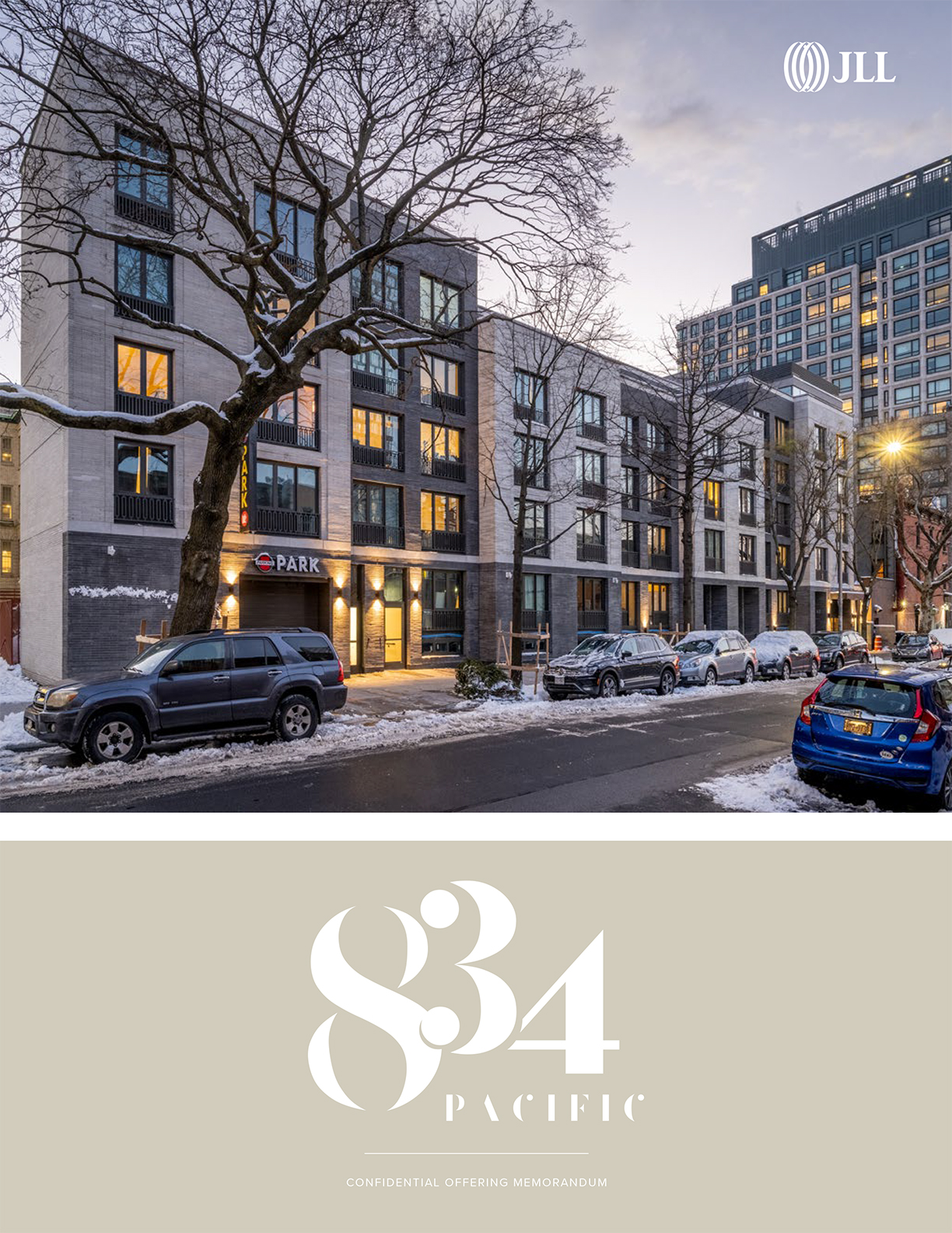 JLL / HFF, 834 Pacific Street, Brooklyn, New York, OM, offering memorandum, cover