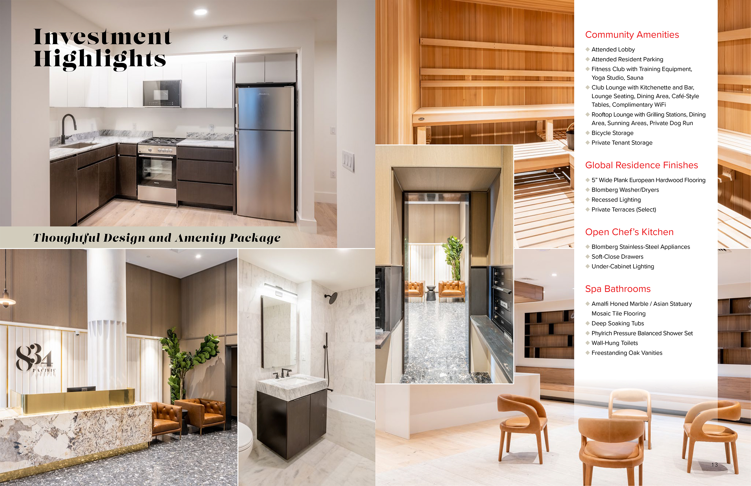 JLL / HFF, 834 Pacific Street, Brooklyn, New York, OM, offering memorandum, select page spread