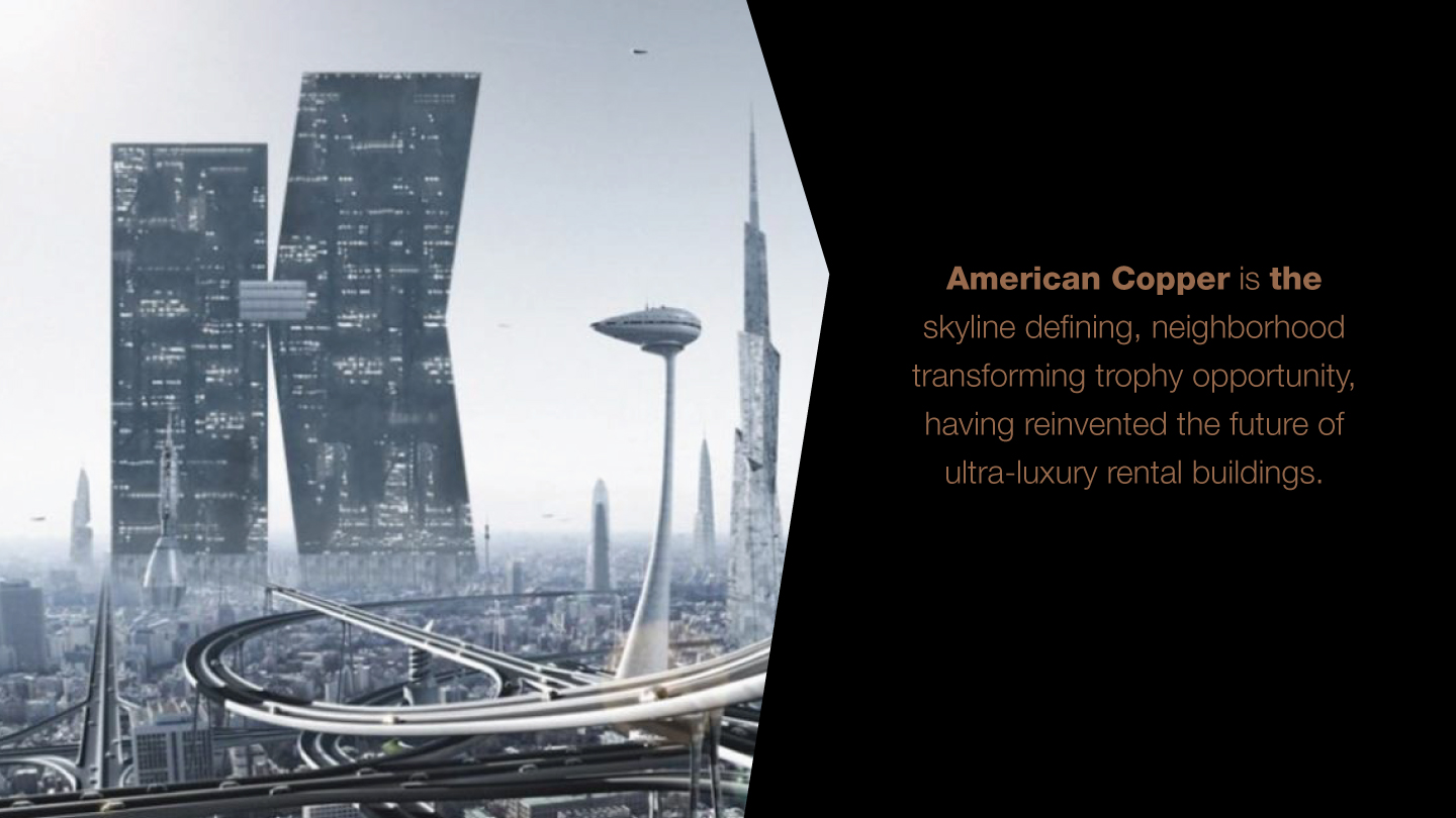 JLL / HFF, American Copper, New York, pitch, sales enablement, select page
