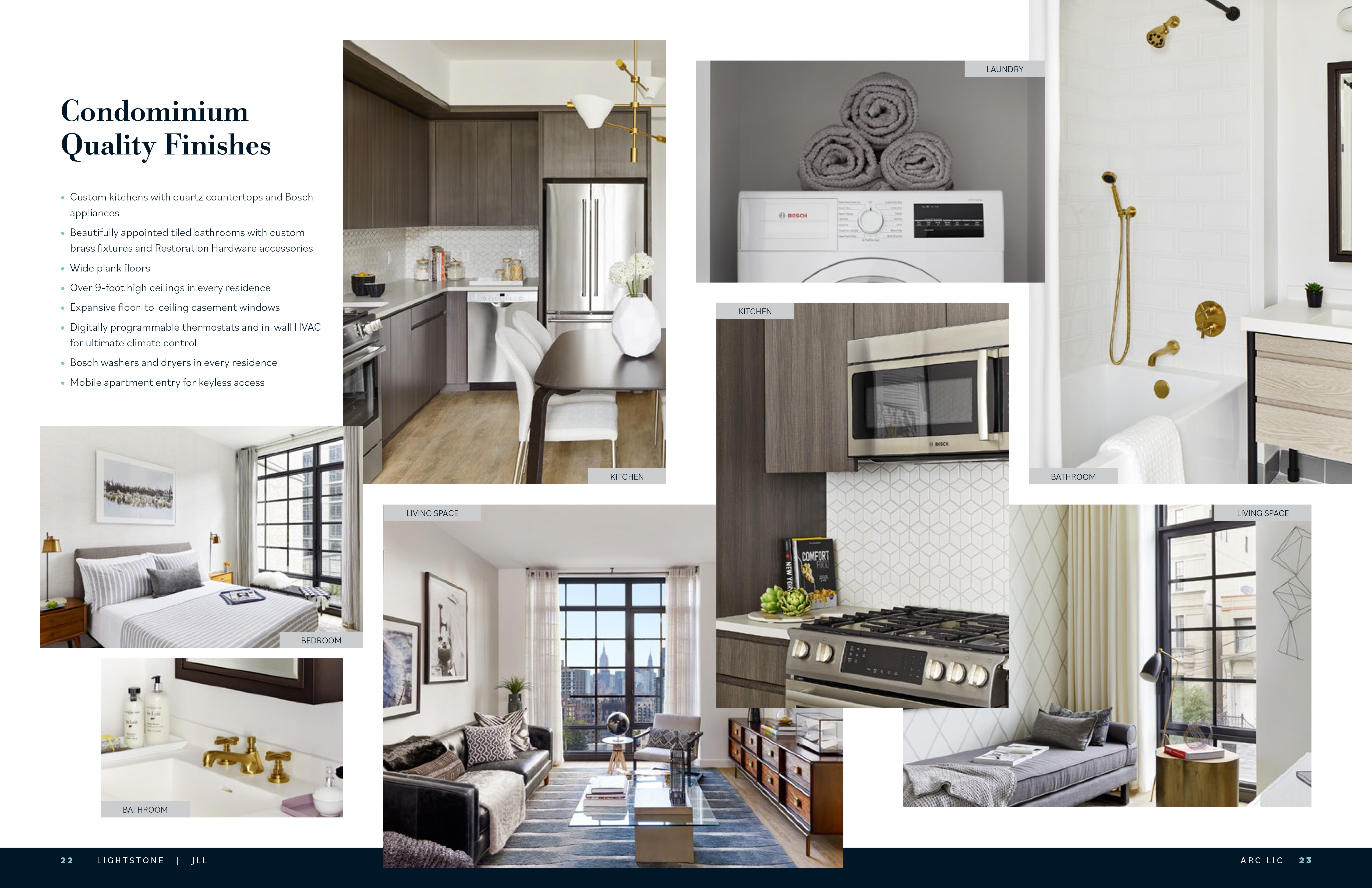 JLL / HFF, ARC LIC, Long Island City, Queens, New York, OM, offering memorandum, select page spread