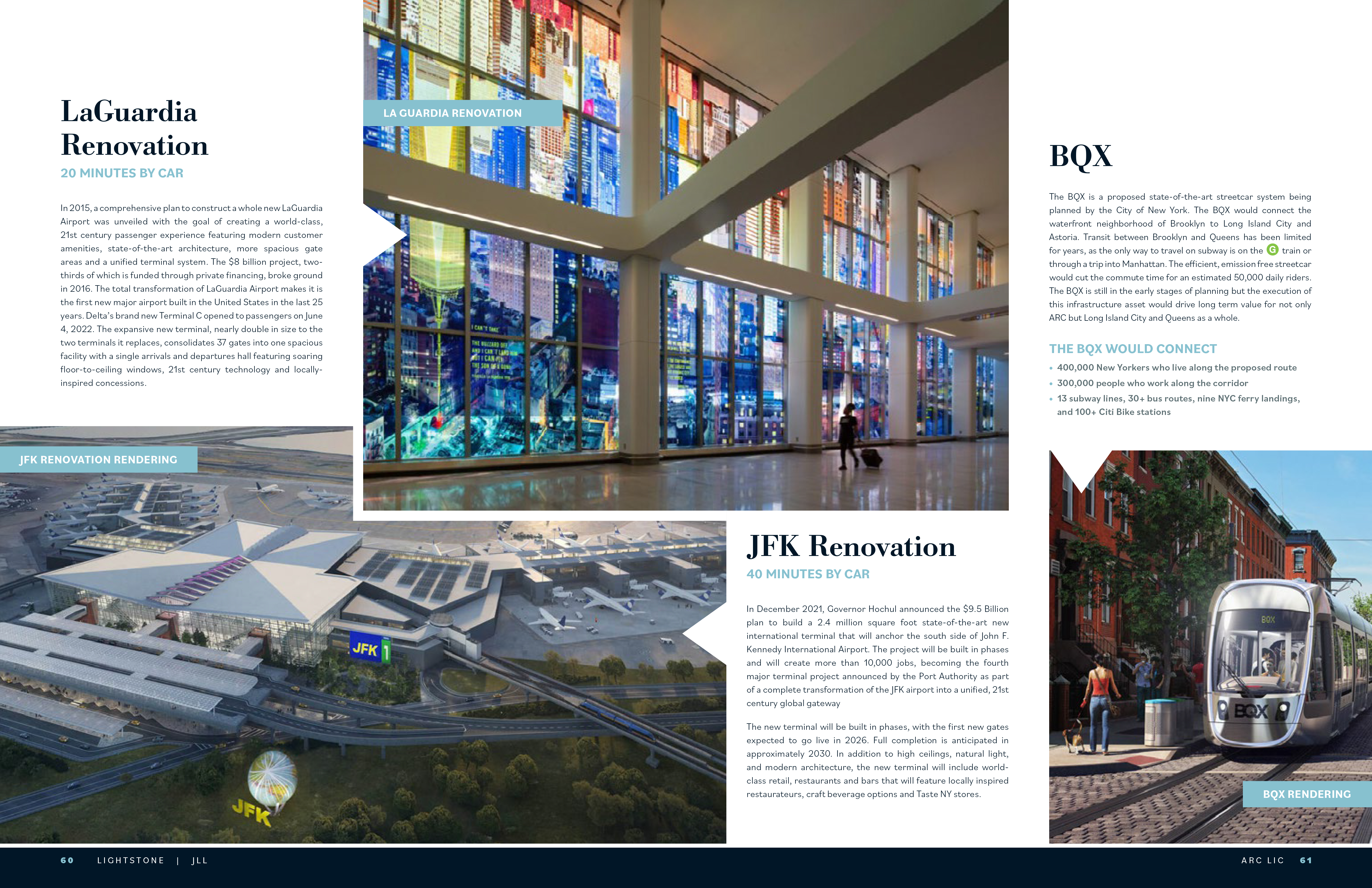 JLL / HFF, ARC LIC, Long Island City, Queens, New York, OM, offering memorandum, select page spread