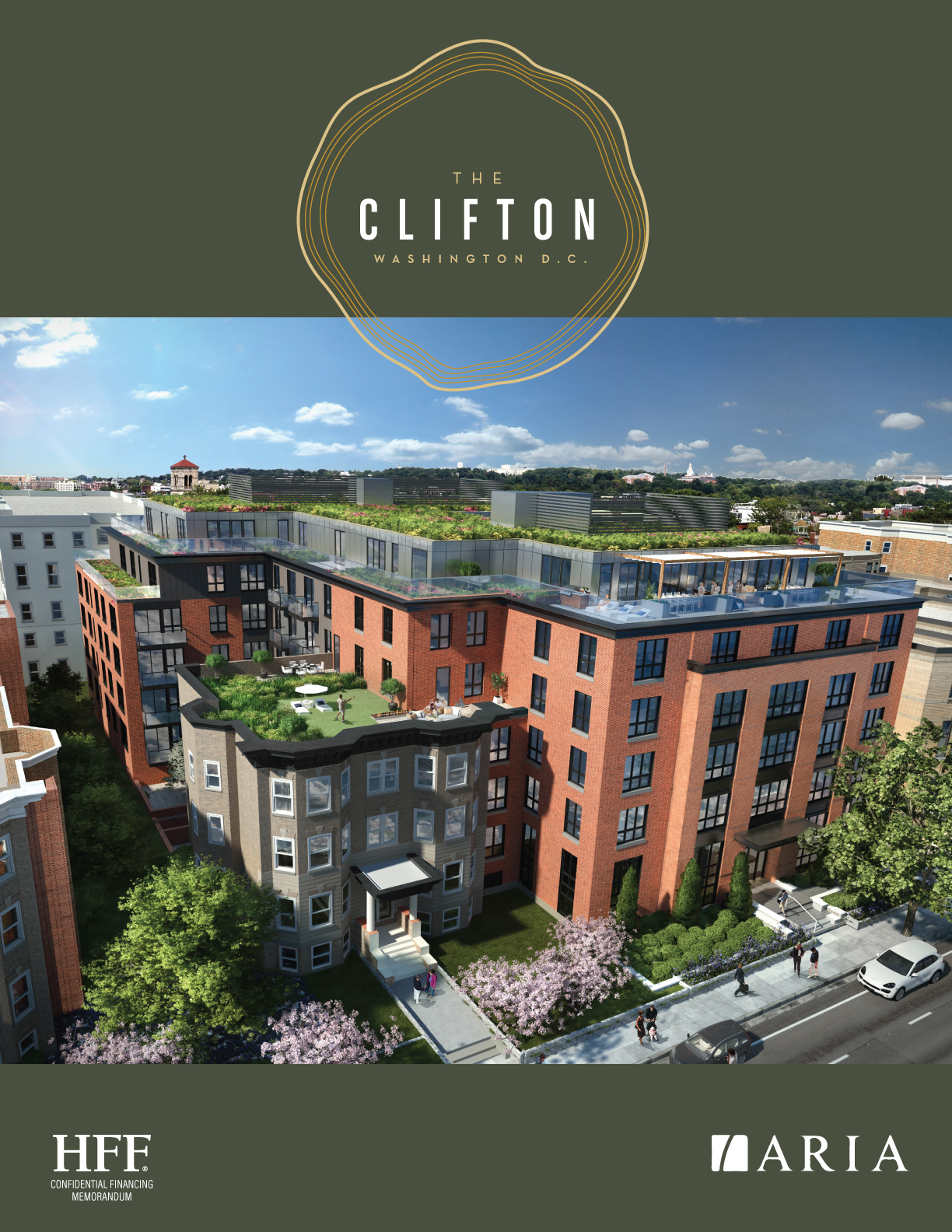 JLL / HFF, The Clifton, Washington DC, OM, offering memorandum, cover