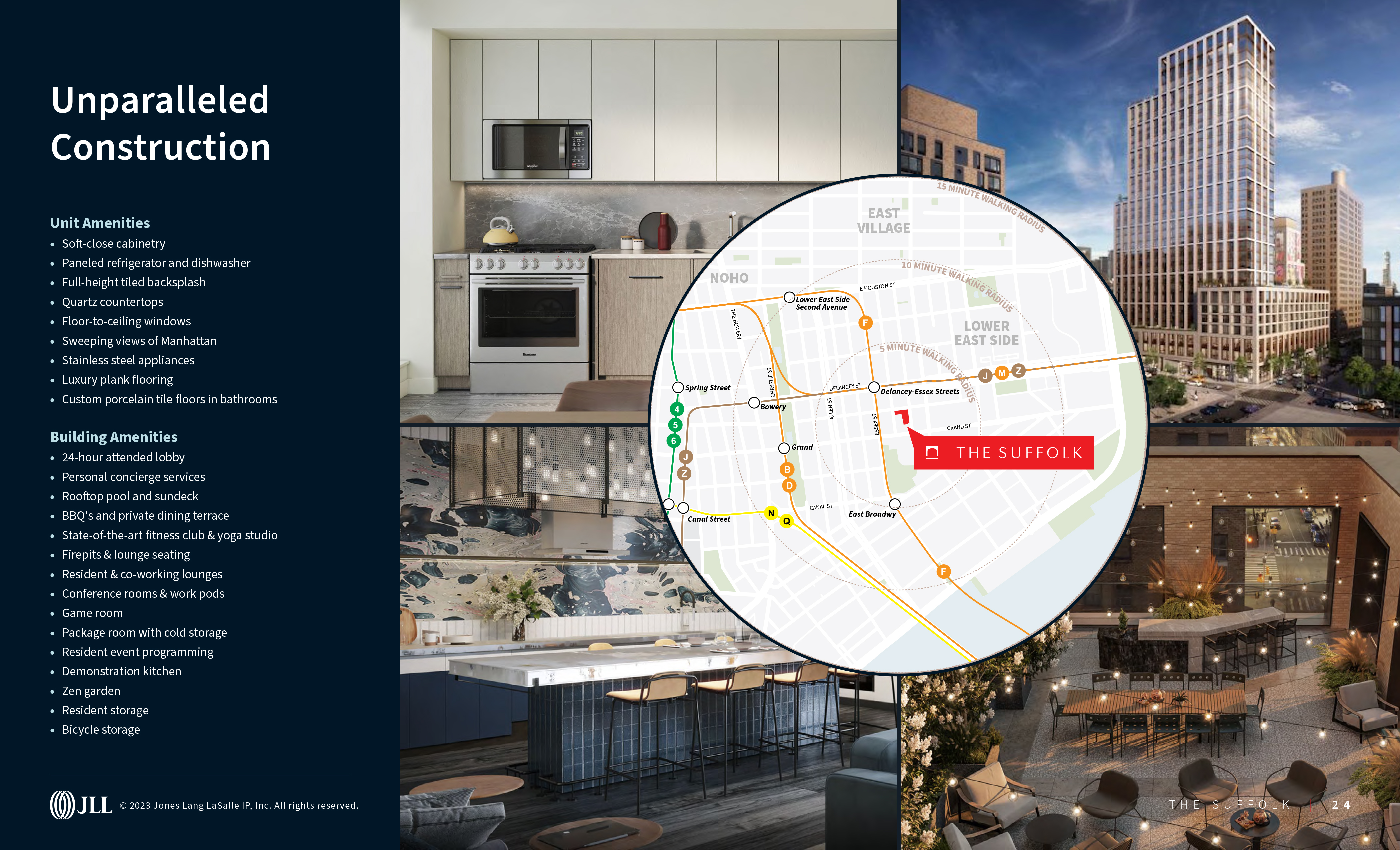 JLL / HFF, 55 Suffolk Street, The Suffolk, New York, pitch, sales enablement, select page