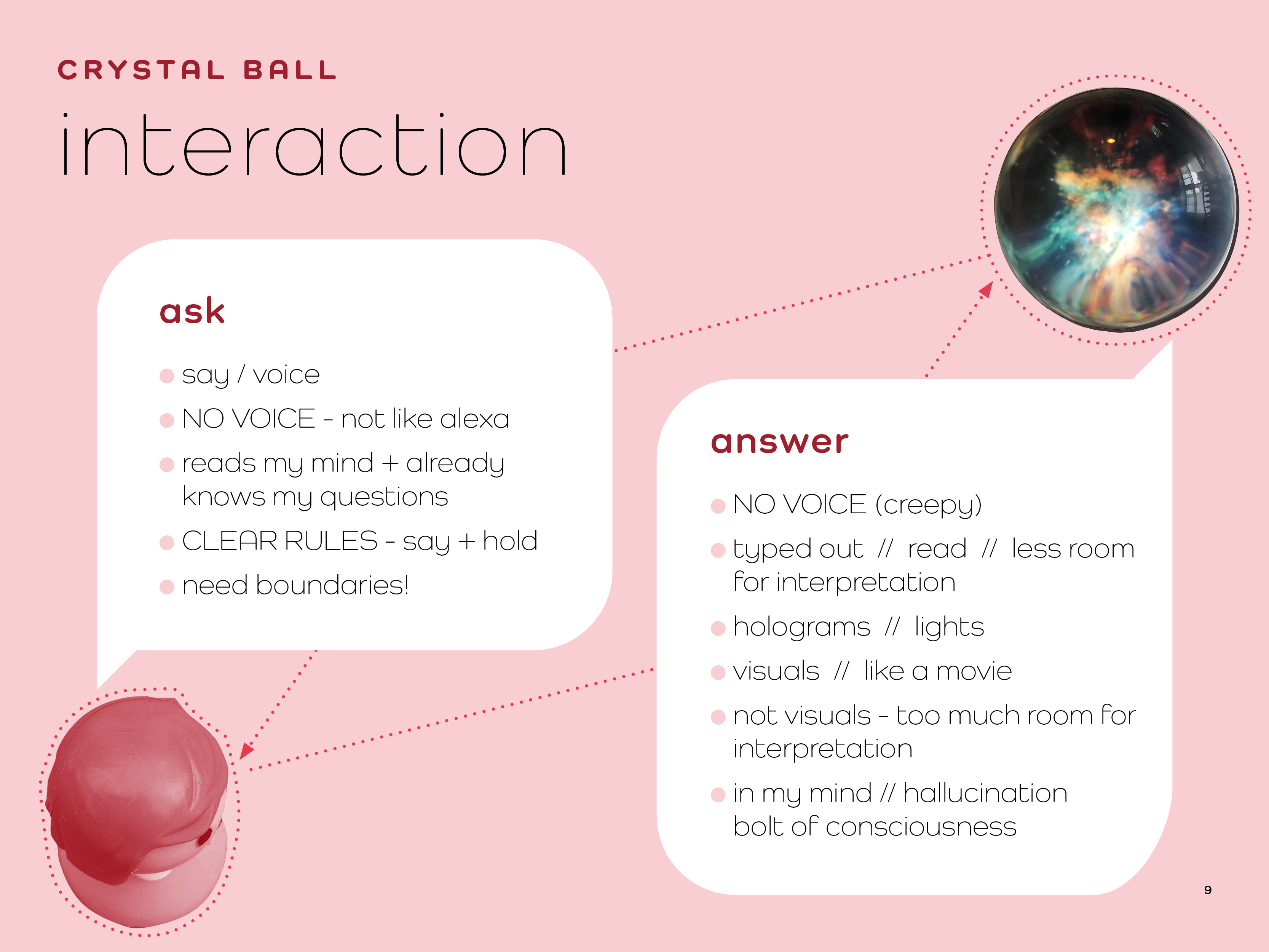 crystal ball interactions