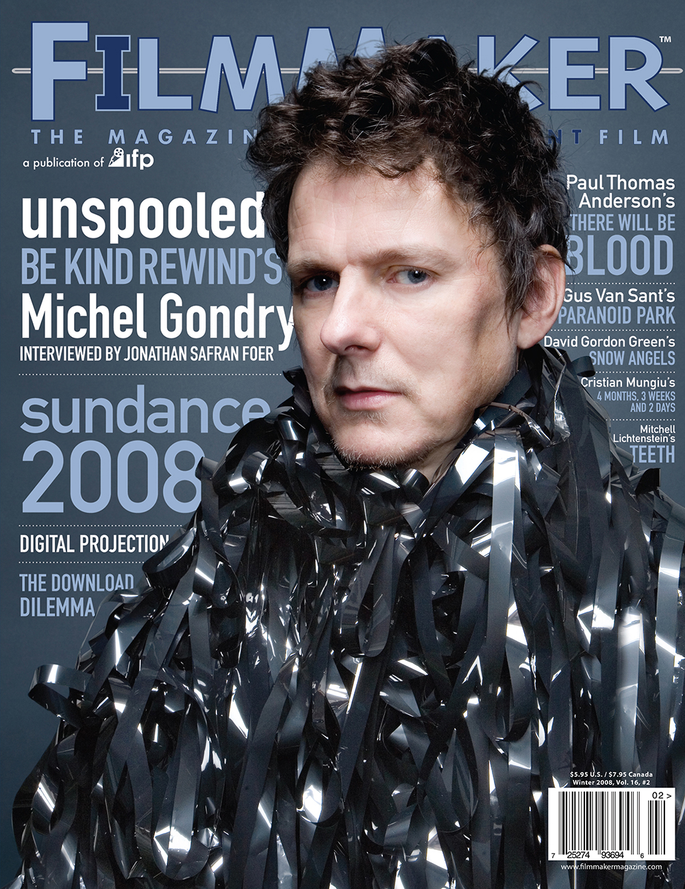 Filmmaker Magazine cover: Winter 2008 - Be Kind Rewind, Michel Gondry
