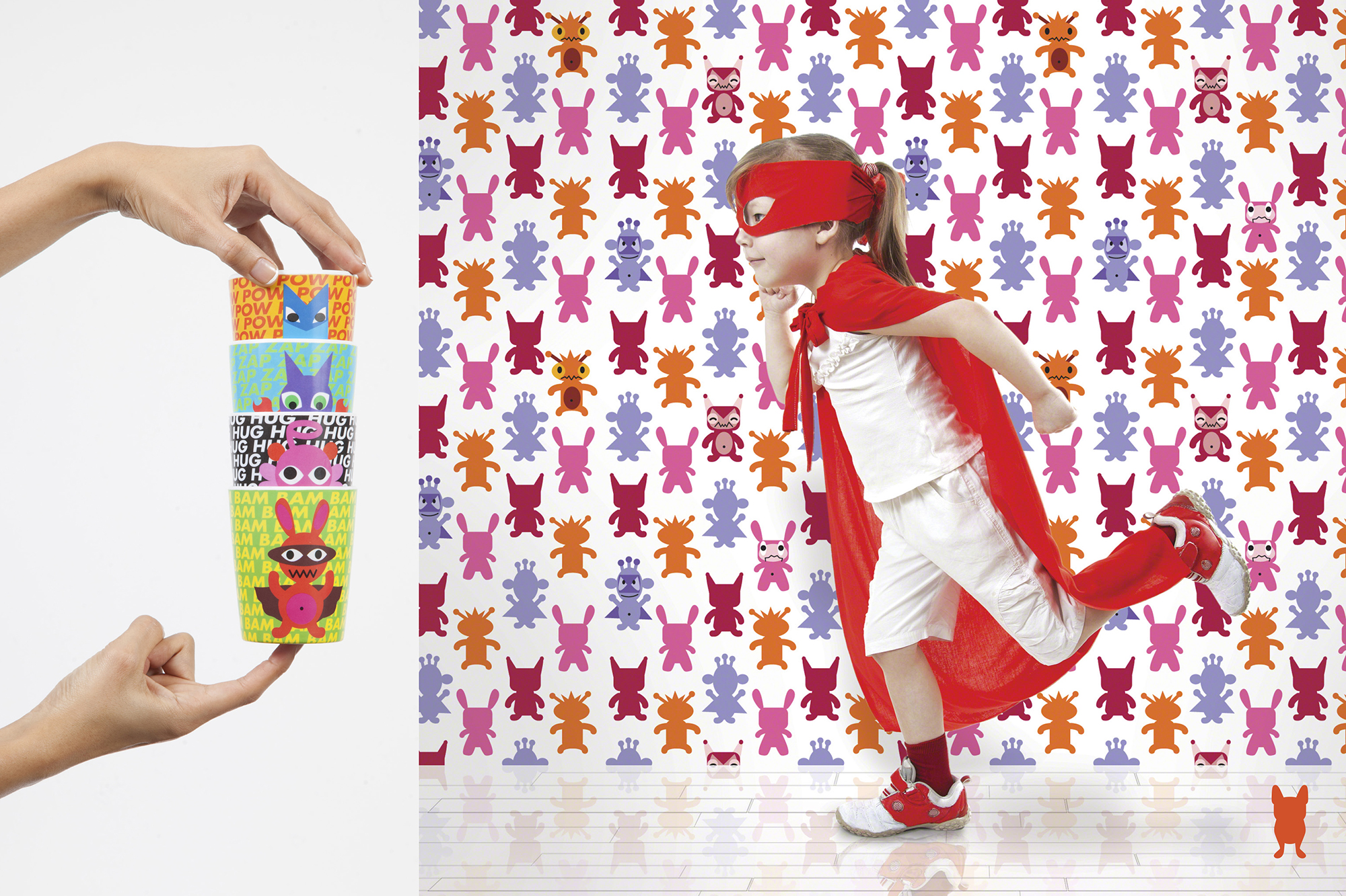 French Bull look book: children's character cups