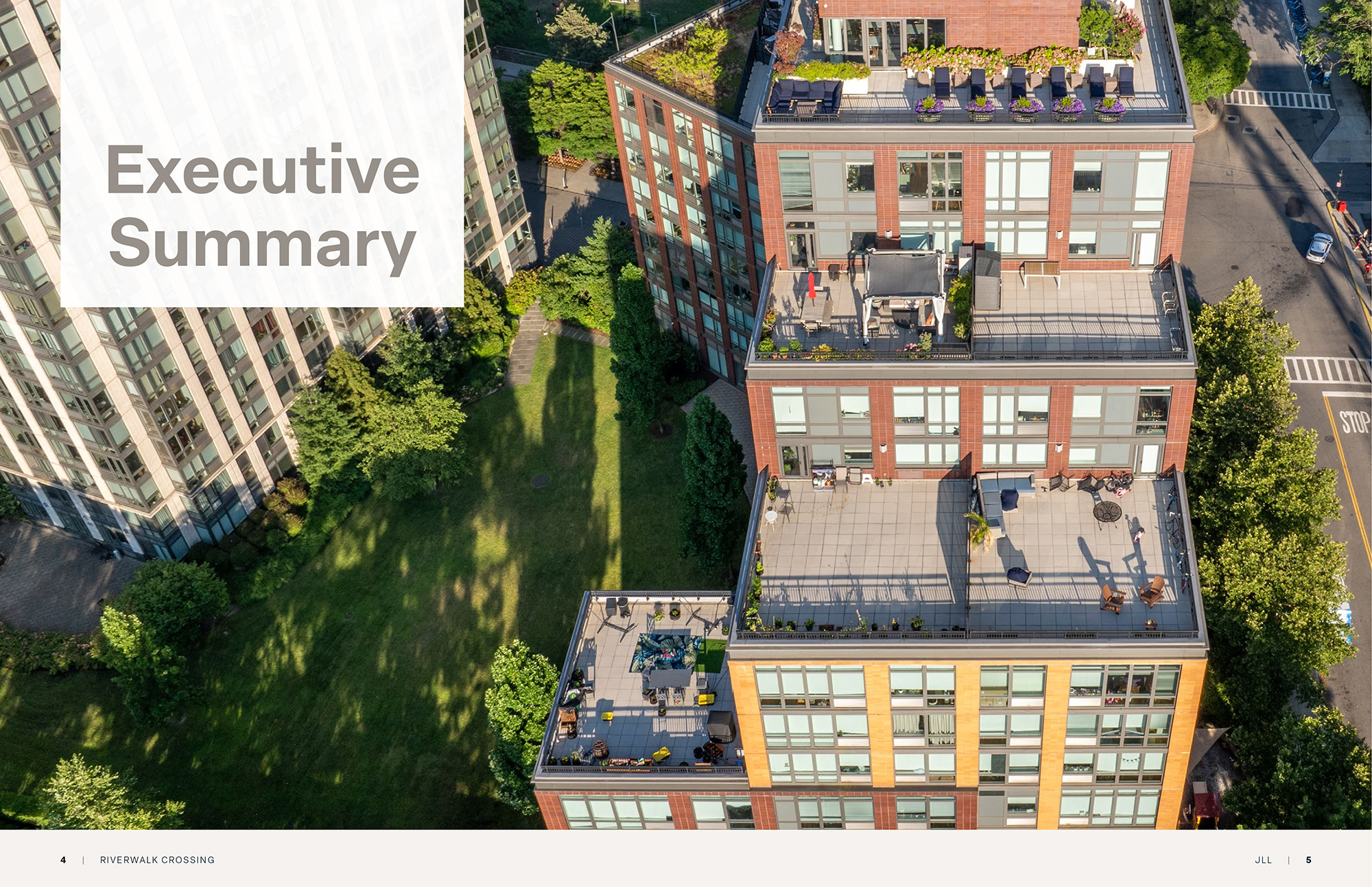 Riverwalk Crossing offering memorandum: divider