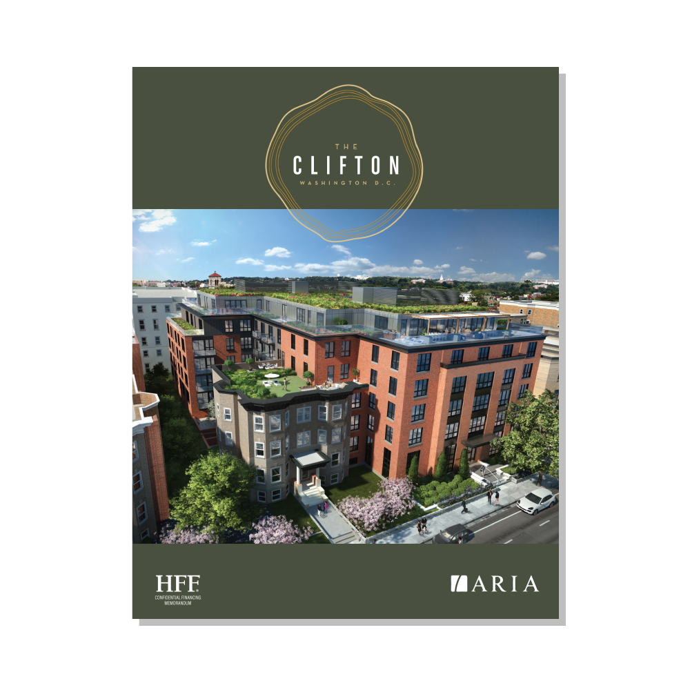 design: The Clifton OM, JLL / HFF, cover and select pages